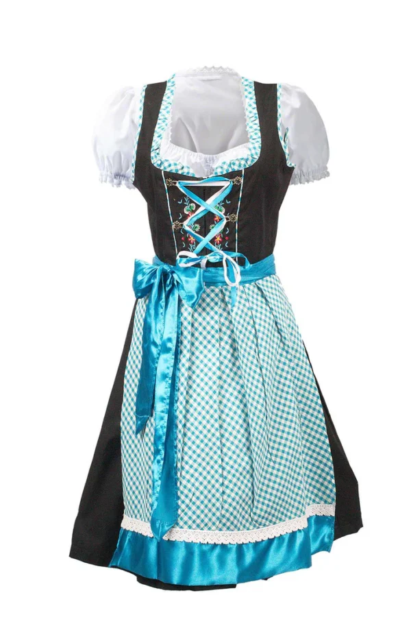 Bavarian Blue Gingham Dirndl