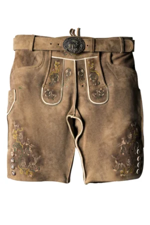 Brown Bavarian Lederhosen Men
