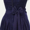 Dirndl Midi Luxury Velvet Blue