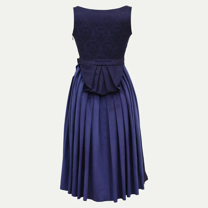 Dirndl Midi Luxury Velvet Blue