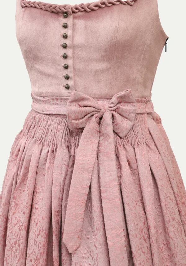 Authentisches Dirndl Royal Midi Abend Sand