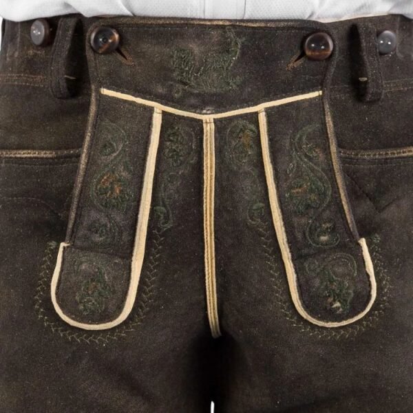 Andechs Brown Kniebund Lederhose