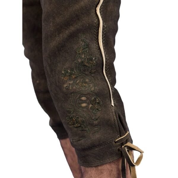 Andechs Brown Kniebund Lederhose