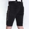 Midnight Black Lederhosen Men