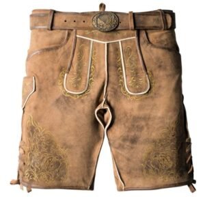Trachten Lederhosen Brown Deer Skin