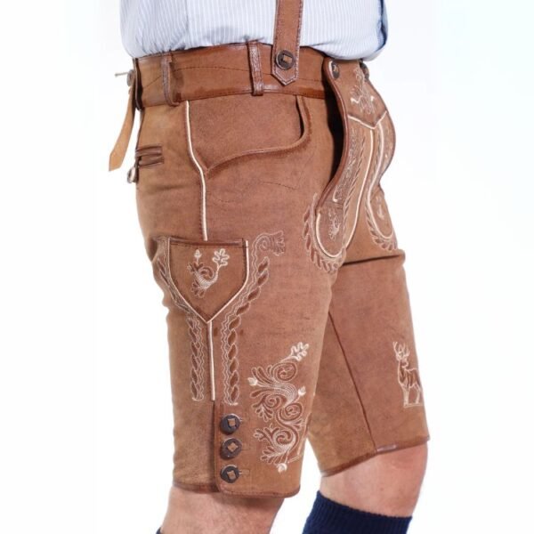Bold Brown Men's Lederhosen
