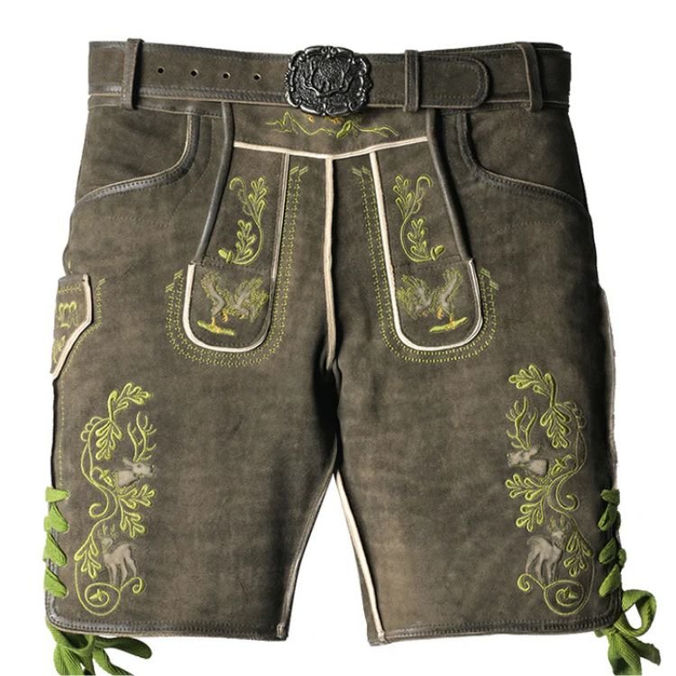 Men's Lederhosen Forest Green