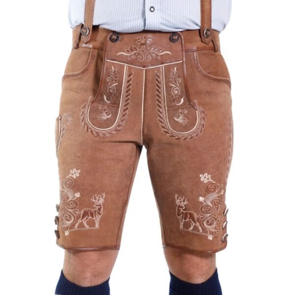 Bold Brown Men's Lederhosen