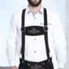 Midnight Black Lederhosen Men