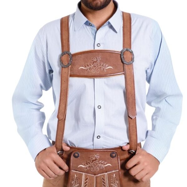 Bold Brown Men's Lederhosen