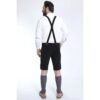 Midnight Black Lederhosen Men