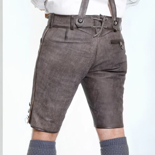 Men's Lederhosen Elegantly Gray