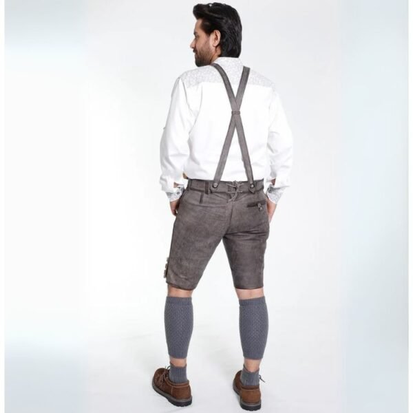Men's Lederhosen Elegantly Gray