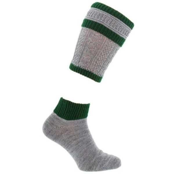 Bavarian Calf Socks Gray Green