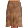 Bernstein A-Line lederhosen Skirt