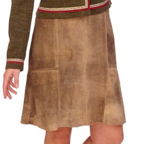 Bernstein A-Line lederhosen Skirt