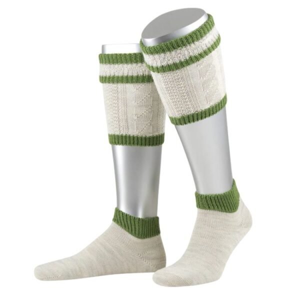 Brown-Emerald Loden Knee Socks
