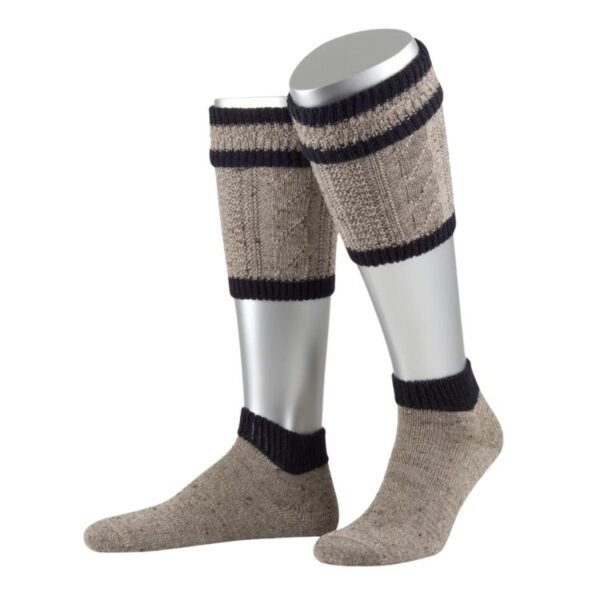 Brown-Navy Loden Socks