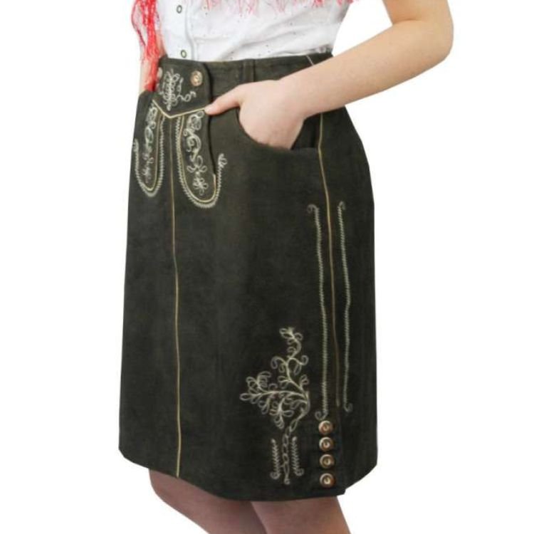 Gerlinde Trachten Skirt Peat Ecru