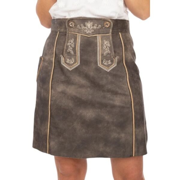 Ziegenleder Anthracite Skirt
